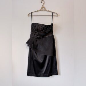 WHBM black sleeveless event dress